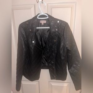 Faux Leather Jacket- Women’s Medium